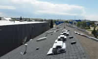 Commercial roofing project, Edmonton